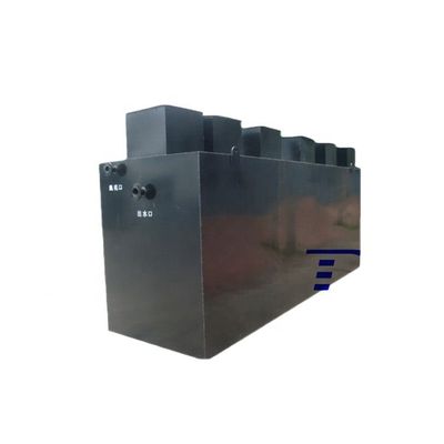 Weiß/Blau Schwarz Automation Integrierte Abwasserbehandlungsanlage für die Aquakultur MBR