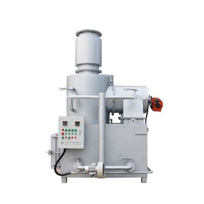 Gasbetriebene Verbrennungsanlage mit 750 L/h für die Verwertung von Industrieabfällen Kapazität 30-500 kg pro Stunde