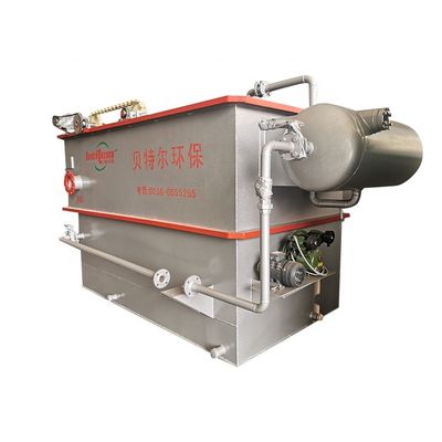 Gewicht KG 1200 kg Abwasservorbehandlung Luftflotationsmaschine für die Süßwasserproduktion