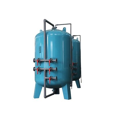 Mechanische Abwasserfiltermaschine mit Aktivkohle für Abwasserreiniger Größe 6*10M