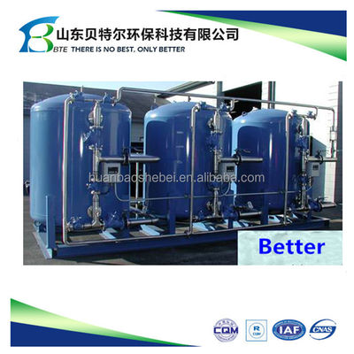Mechanische Abwasserfiltermaschine mit Aktivkohle für Abwasserreiniger Größe 6*10M