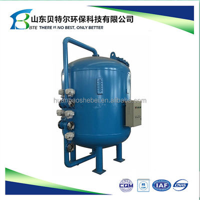 Mechanische Abwasserfiltermaschine mit Aktivkohle für Abwasserreiniger Größe 6*10M