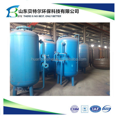 Mechanische Abwasserfiltermaschine mit Aktivkohle für Abwasserreiniger Größe 6*10M