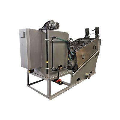 500 kg Schraubpresse Schlamm-Entwässerungsmaschine für Abwasseraufbereitungsanlagen