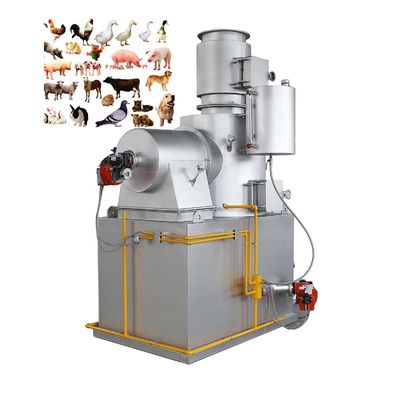 1000 kg schwere Tierverbrennungsanlage mit reibungsloser Verbrennungstechnologie