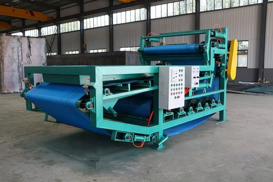 Kohlenstoffstahlgürtel Filterpresse für Eisenerz-Anlage Schlamm Entwässerung