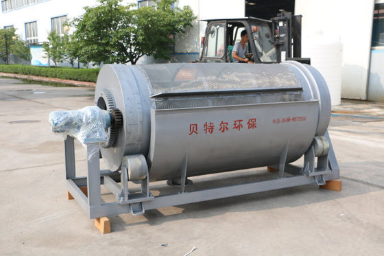 5000L/Stunde Zuckerrohr Bagasse Papierzellstoff Algen Entwässerungsseparator Mikroschirm Rotationstrommelfilter