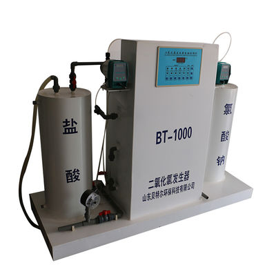 Elektrolysechlordioxid-Generator für die individualisierbare Desinfektion von Abwasser