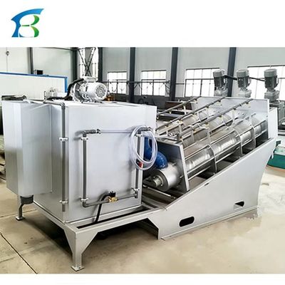 Wasseraufbereitung 1 Presse A Vis Anlage Dehydrator Schraubpresse mit automatischer Steuerung