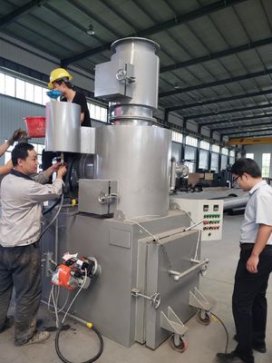 Verbrennungsanlage für Haustiere Rauchlose Kremationsmaschine mit individueller Kapazität 10-500 kg/Stunde